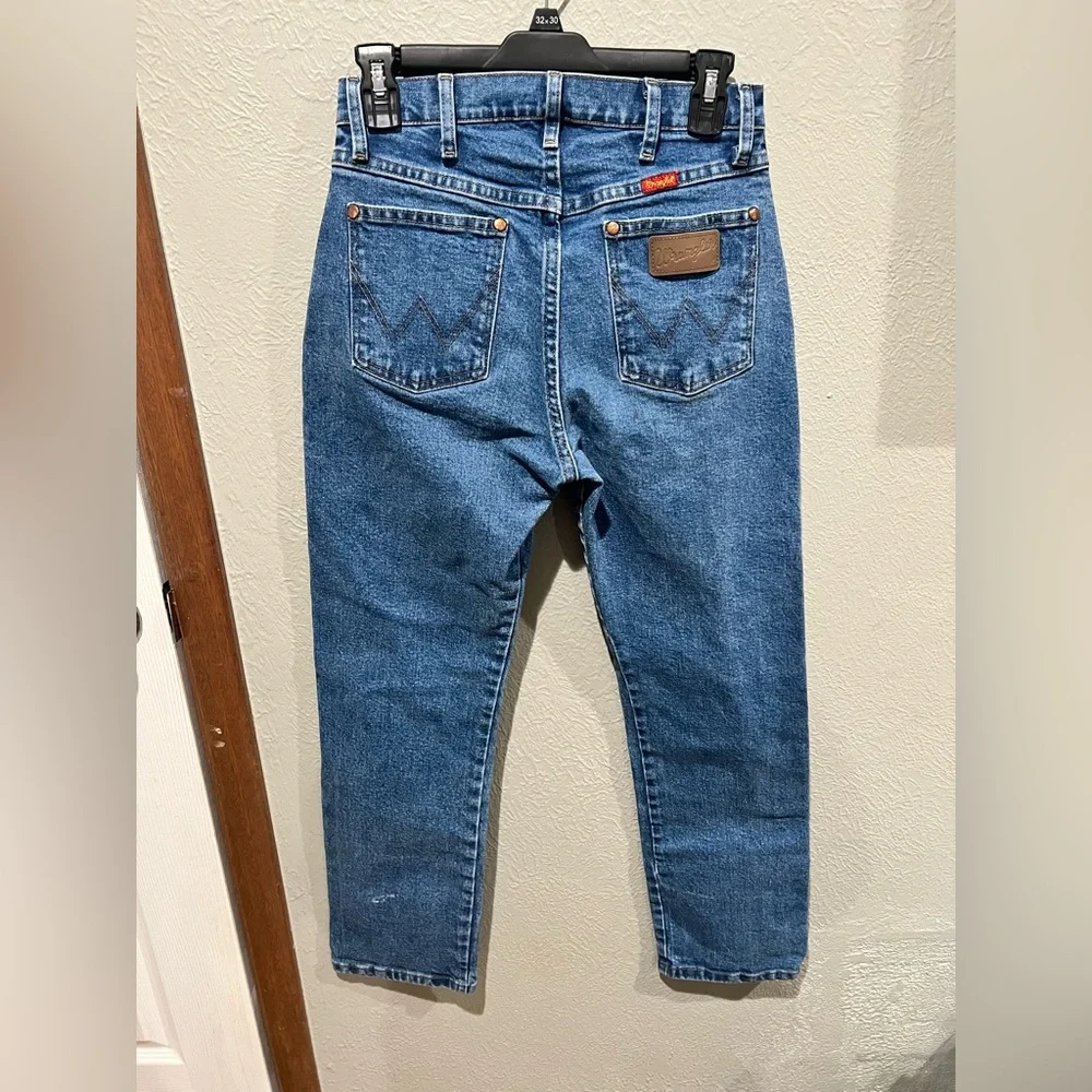 Wrangler Women's Straight Leg Pants High Waisted Best Fit a 26 Western Vintage - Picture 3 of 7